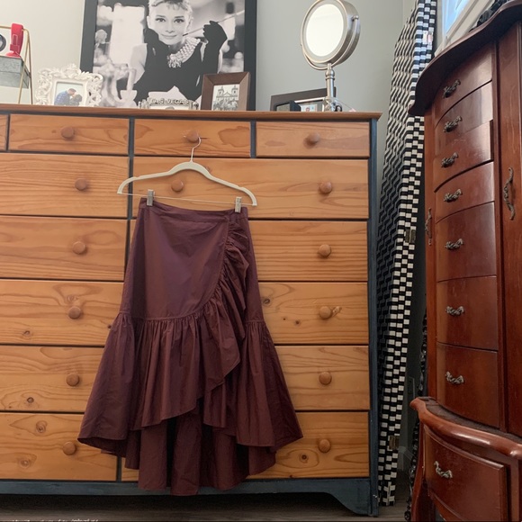 ‼️SOLD‼️Ulla Johnson Camila Ruffle Wrap Skirt - Picture 6 of 6